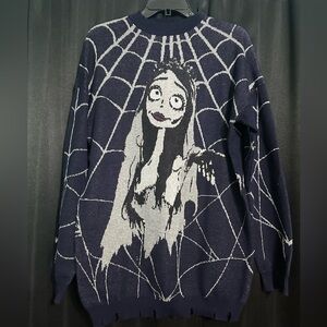 Dolls Kill Corpse Bride Oversized Sweater